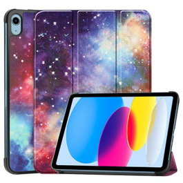CoreParts Funda Protectora Rígida Trifold Estilo Galaxia para Apple iPad 10ª Gen 10.9 pulgadas (2022)