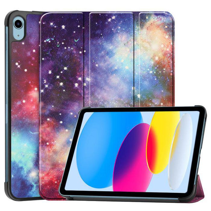 CoreParts Funda Protectora Rígida Trifold Estilo Galaxia para Apple iPad 10ª Gen 10.9 pulgadas (2022) CoreParts Funda Protectora Rígida Trifold Estilo Galaxia para Apple iPad 10ª Gen 10.9 pulgadas (2022)