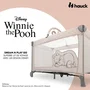 Hauck Cuna de viaje Dream N Play Go 60 x 120 cm Winnie the Pooh arcoíris beige AAAPN65436