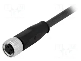 HARTING Conector M8 Hembra 3 Pines con Cable 0,5m Recto