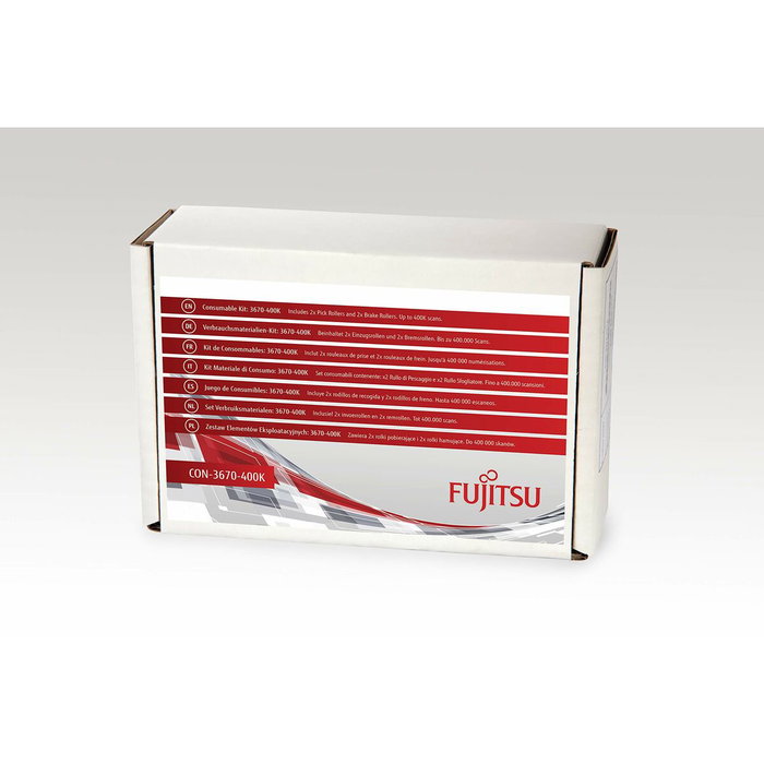 Fujitsu Kit de Consumibles 3670-400K para modelos fi-7140, fi-7240, fi-7160, fi-7260, fi-7180, fi-7280