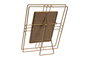 DKD Home Decor Marco de Fotos Metal y Cristal Dorado 10x15 cm