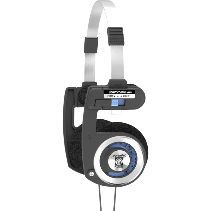 KOSS Porta Pro Classic Negro, Plata KOSS Porta Pro Classic Negro, Plata