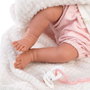Muñecas Guca Muñeca Reborn Nieves 38 cm con Ropa, Gorro y Chupete - Bebé realista