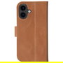 dbramante1928 COPENHAGEN Funda Folio para iPhone 16 de Cuero en Color Bronceado