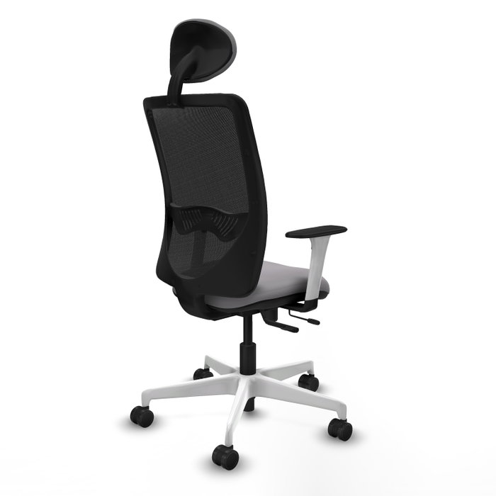 PIQUERAS Y CRESPO Silla de oficina Zulema Gris y Negro