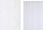 DKD Home Decor Cortina de Poliéster Bordada con Anillas Blanco 140x260 cm