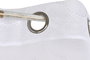 DKD Home Decor Cortina de Poliéster Bordada con Anillas Blanco 140x260 cm