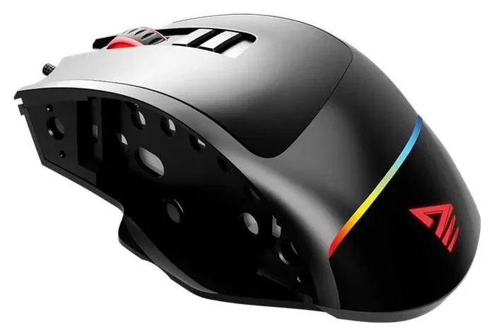 Savio VALIANT Ratón Gaming con paneles laterales intercambiables, sensor Pixart PMW 3327, 12400 DPI, RGB