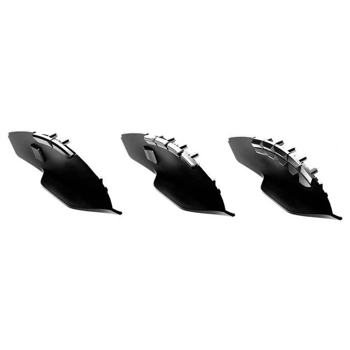 Savio VALIANT Ratón Gaming con paneles laterales intercambiables, sensor Pixart PMW 3327, 12400 DPI, RGB