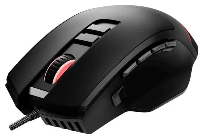Savio VALIANT Ratón Gaming con paneles laterales intercambiables, sensor Pixart PMW 3327, 12400 DPI, RGB