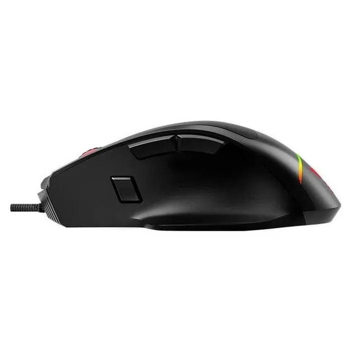 Savio VALIANT Ratón Gaming con paneles laterales intercambiables, sensor Pixart PMW 3327, 12400 DPI, RGB