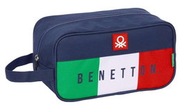Zapatillero de Viaje Benetton Flag Azul marino 29 x 15 x 14 cm
