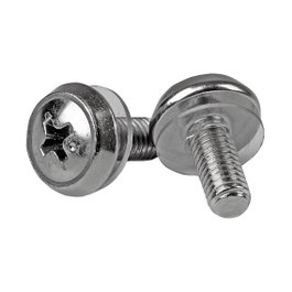 StarTech.com Paquete de 100 Tornillos de Montaje M5x12mm, Acero Inoxidable, Tipo Tornillo, 449 g
