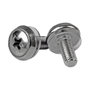 StarTech.com Paquete de 100 Tornillos de Montaje M5x12mm, Acero Inoxidable, Tipo Tornillo, 449 g