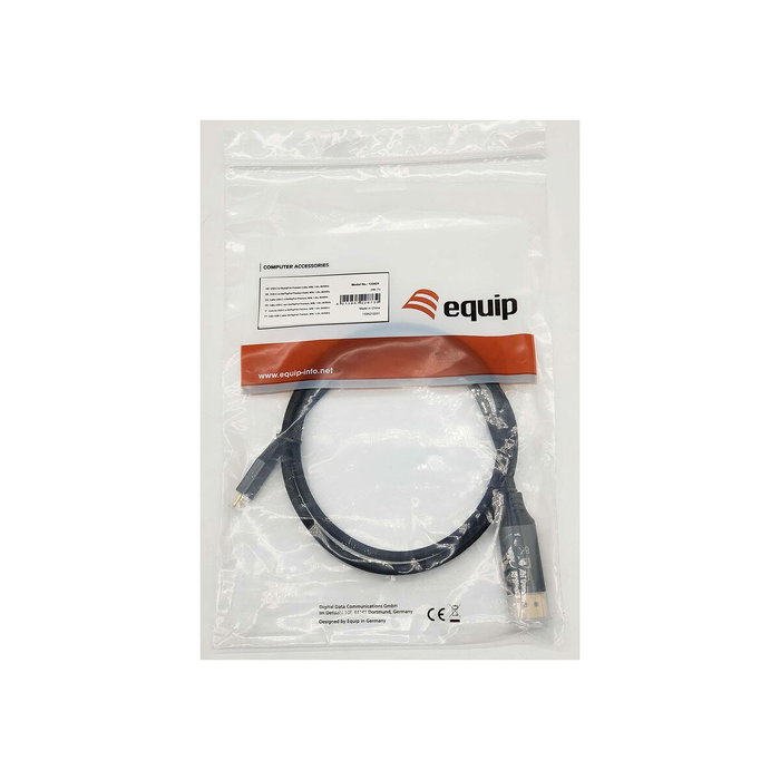 Equip Cable USB-C a DisplayPort 1.4 de 1m, 8K/60Hz, Negro