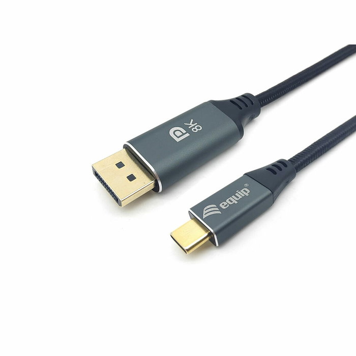 Equip Cable USB-C a DisplayPort 1.4 de 1m, 8K/60Hz, Negro