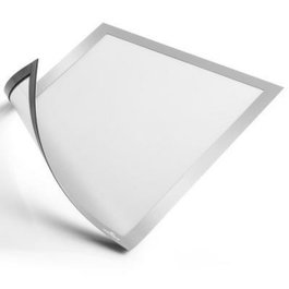 Durable DURAFRAME Marco Informativo Magnético A4 Plata - 5 Unidades