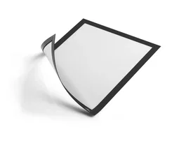 Durable DURAFRAME Marco Informativo Magnético A4 Plata - 5 Unidades