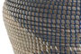 DKD Home Decor Jarrón Seagrass Natural y Azul 35x35x50 cm