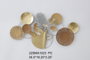 DKD Home Decor Decoración de Pared Metal Círculos Dorado