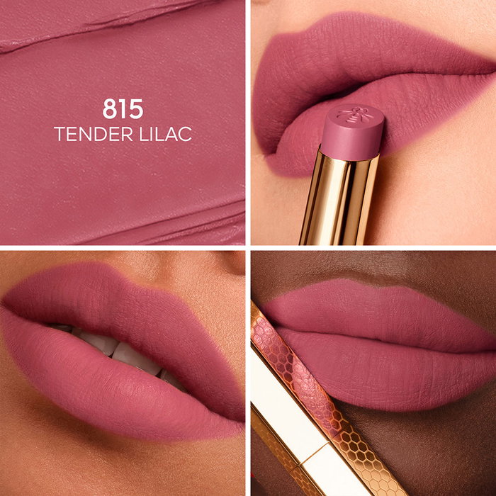 Guerlain KissKiss Blur Matte Barra de Labios Recargable #815 Tono Mate Difuminado 1,85 g