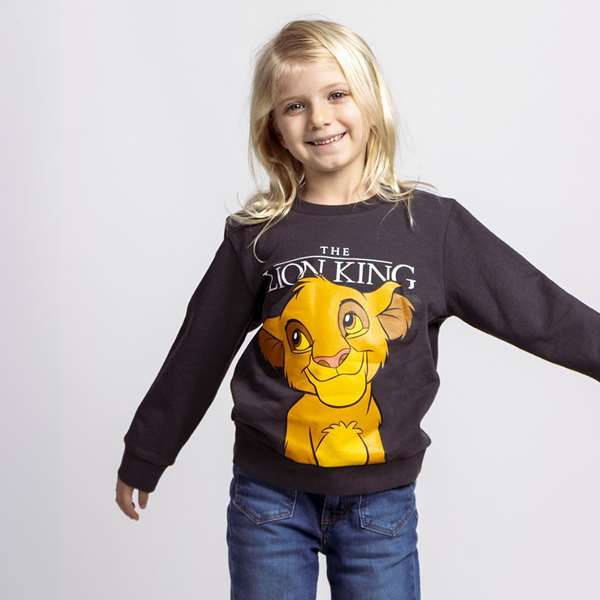 Cerdá Sudadera Infantil Cotton Brushed con Estampado Lion King para Niño 3 Años - Talla 3 Años