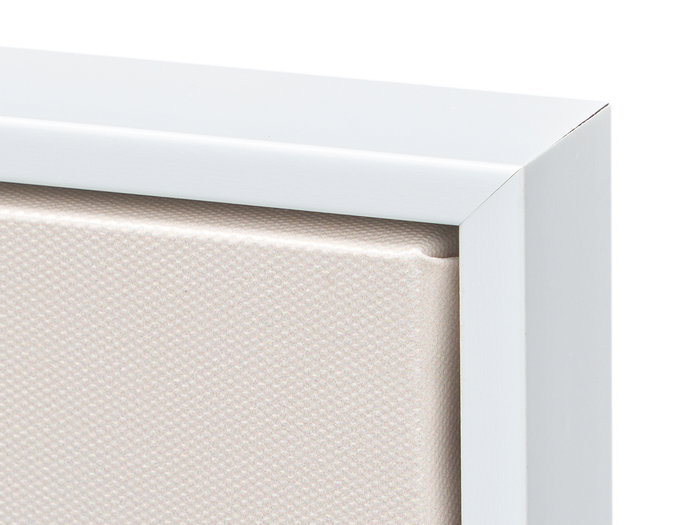 Giftdecor Cuadro Lienzo Marco Blanco Baño Surtido 30x40x3 cm (Set de 4)