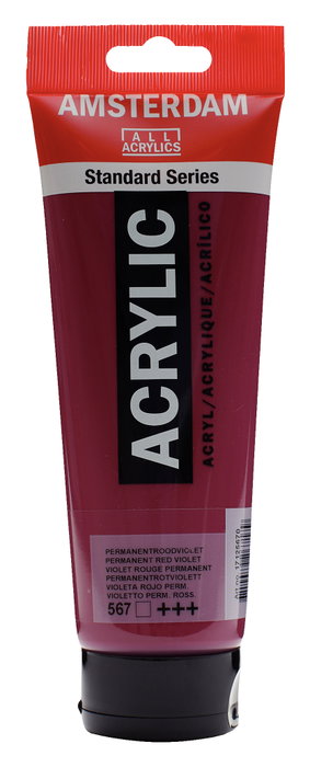 Amsterdam Standard Series Color Acrílico Violeta Rojizo Permanente 567 de 250 ml Amsterdam Standard Series Color Acrílico Violeta Rojizo Permanente 567 de 250 ml