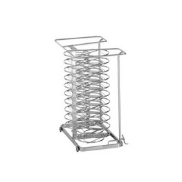 CPC Rack Móvil para Platos 101, Acero Inoxidable, Capacidad 31 Platos, 31 cm