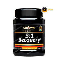 CROWN SPORT NUTRITION 3:1 Recovery+ Vainilla 750 G (15 Porciones) Recuperador Muscular y Energético
