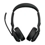 Jabra Evolve2 55 UC Stereo - Auriculares Inalámbricos Negro con Base de Carga