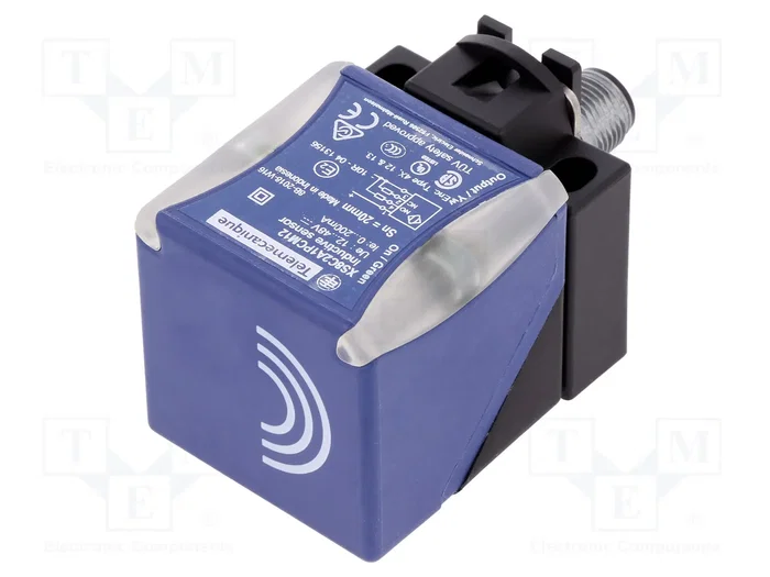 TELEMECANIQUE SENSORS XS8C2A1PCM12 Sensor Inductivo 0÷20mm PNP NO+NC TELEMECANIQUE SENSORS XS8C2A1PCM12 Sensor Inductivo 0÷20mm PNP NO+NC