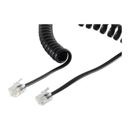 S-Impuls Cable telefónico S/CONN maximum connectivity 70135, 4 m, Negro