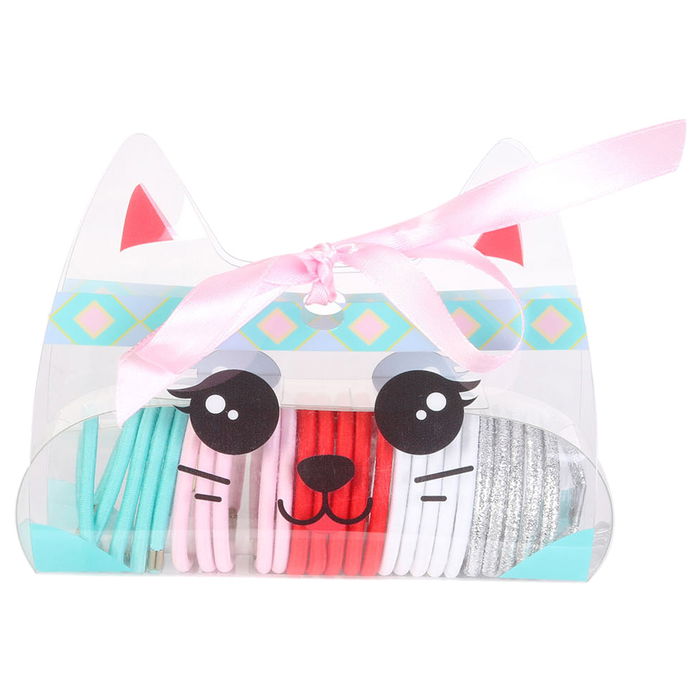 Tom et Zoe Juego de 25 Gomas de Pelo Elásticas para Niñas con Diseños de Gato, Unicornio y Cisne