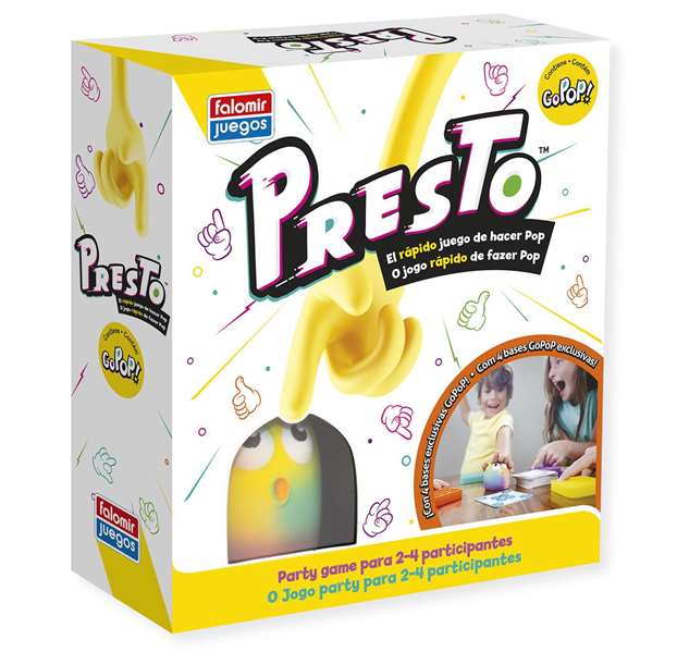 Falomir Juego Presto: Date Prisa en Hacer Pop a las Burbujas! Edad Mínima 6 Años
