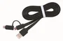 Gembird Cable USB 2.0 A a Micro-USB y Lightning 1m Negro - Para iPhone, iPad, iPod y Dispositivos Android/Micro-USB - Carga y Sincronización
