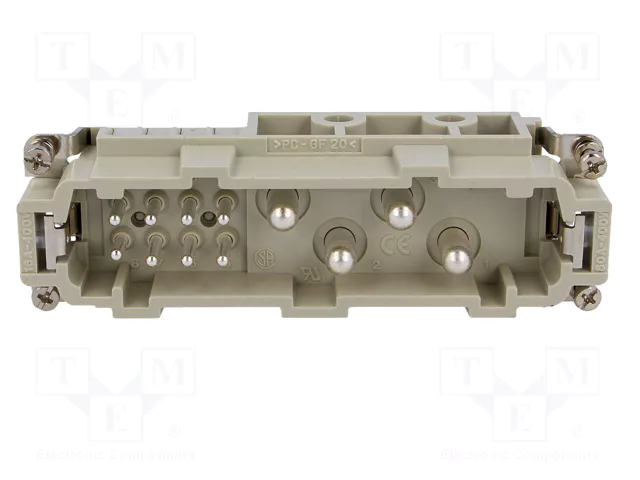 ILME Conector HDC CX Macho de 4 Pines, 80A, 600V