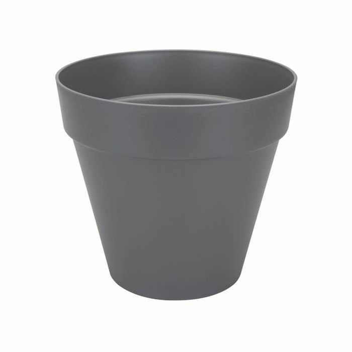 Elho Maceta Loft Urban redonda con ruedas Ø 40 cm Gris antracita Elho Maceta Loft Urban redonda con ruedas Ø 40 cm Gris antracita