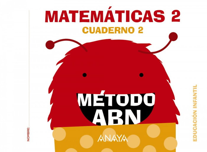 ANAYA, Nivel II Cuaderno Matemáticas 2 ABN Infantil 4 años - Anaya
