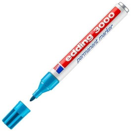 Edding Marcador Permanente 3000 Azul Claro (Set de 10)
