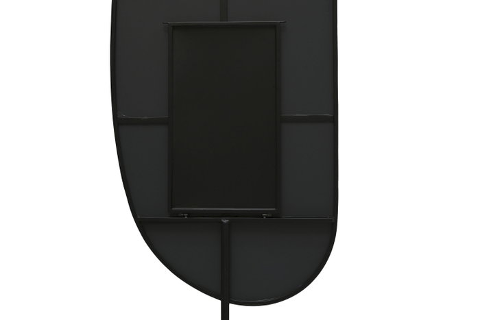 DKD Home Decor Espejo de Vestidor Anxi Formas Negro