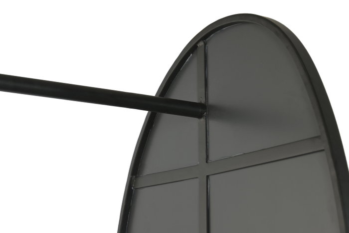 DKD Home Decor Espejo de Vestidor Anxi Formas Negro