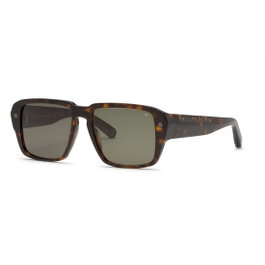Philipp Plein SPP081-550722 Gafas de Sol Marrón y Verde