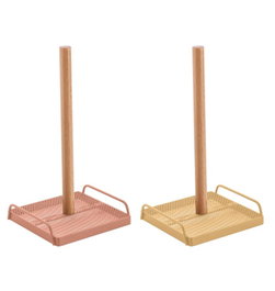 DKD Home Decor Portarrollos de Metal y Pino 16x15x29,5 cm Surtido