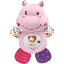 Vtech Baby Croc'hippo rosa - Sonajero musical para bebé con texturas y música