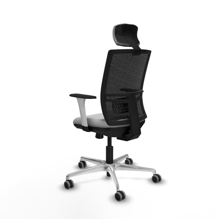 PIQUERAS Y CRESPO Silla de oficina Yunquera Gris claro y Negro PIQUERAS Y CRESPO Silla de oficina Yunquera Gris claro y Negro