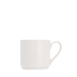 Summa Set de 6 Modern Taza Apilable Marfil 18 cl