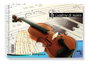 Pacsa Cuaderno de Música de Tamaño Cuarto con 6 Pentagramas y Espiral