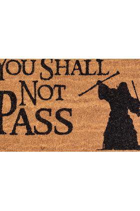 You shall not pass felpudo 60x40 cm the lord of the rings